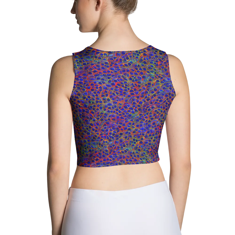 Sonic Mosaic on Crop Top — Back