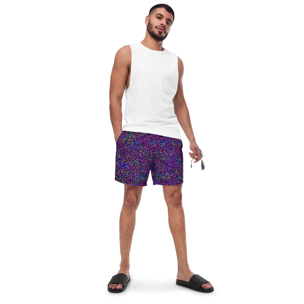 Sonic Mosaic on Swim Trunks — Front