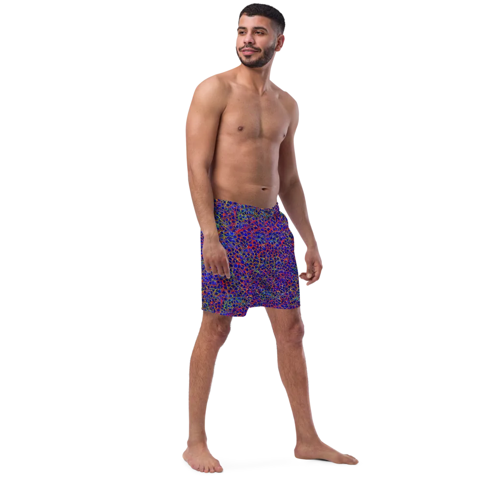 Sonic Mosaic on Swim Trunks — Right Front
