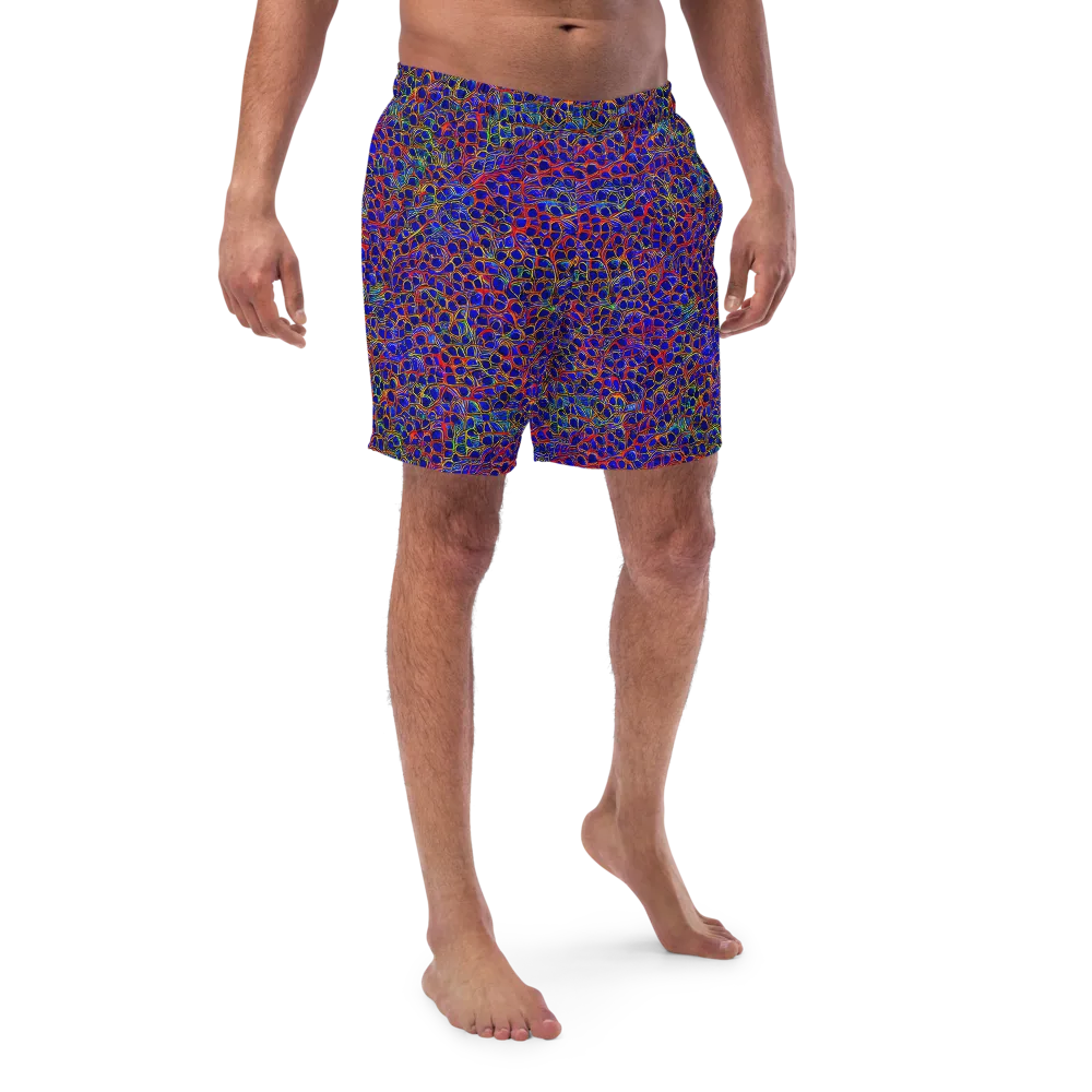 Sonic Mosaic on Swim Trunks — Front