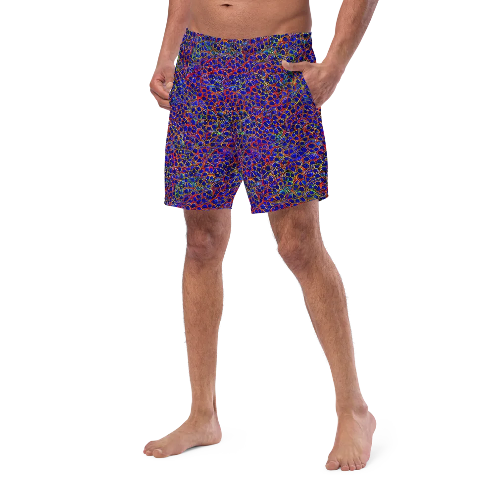 Sonic Mosaic on Swim Trunks — Left Front