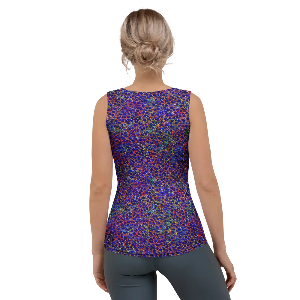 Sonic Mosaic on Women's Tank Top — Back