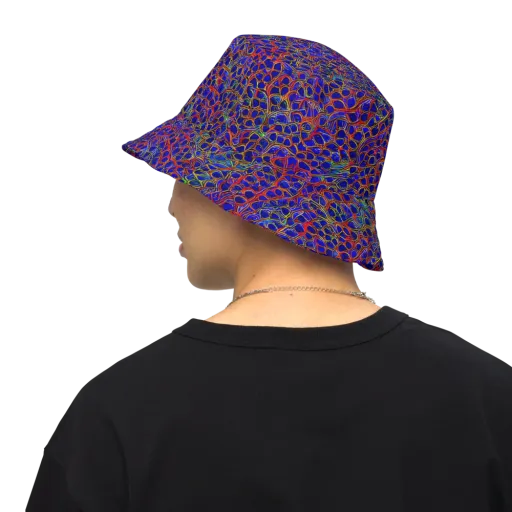 Sonic Mosaic on a Reversible Bucket Hat
