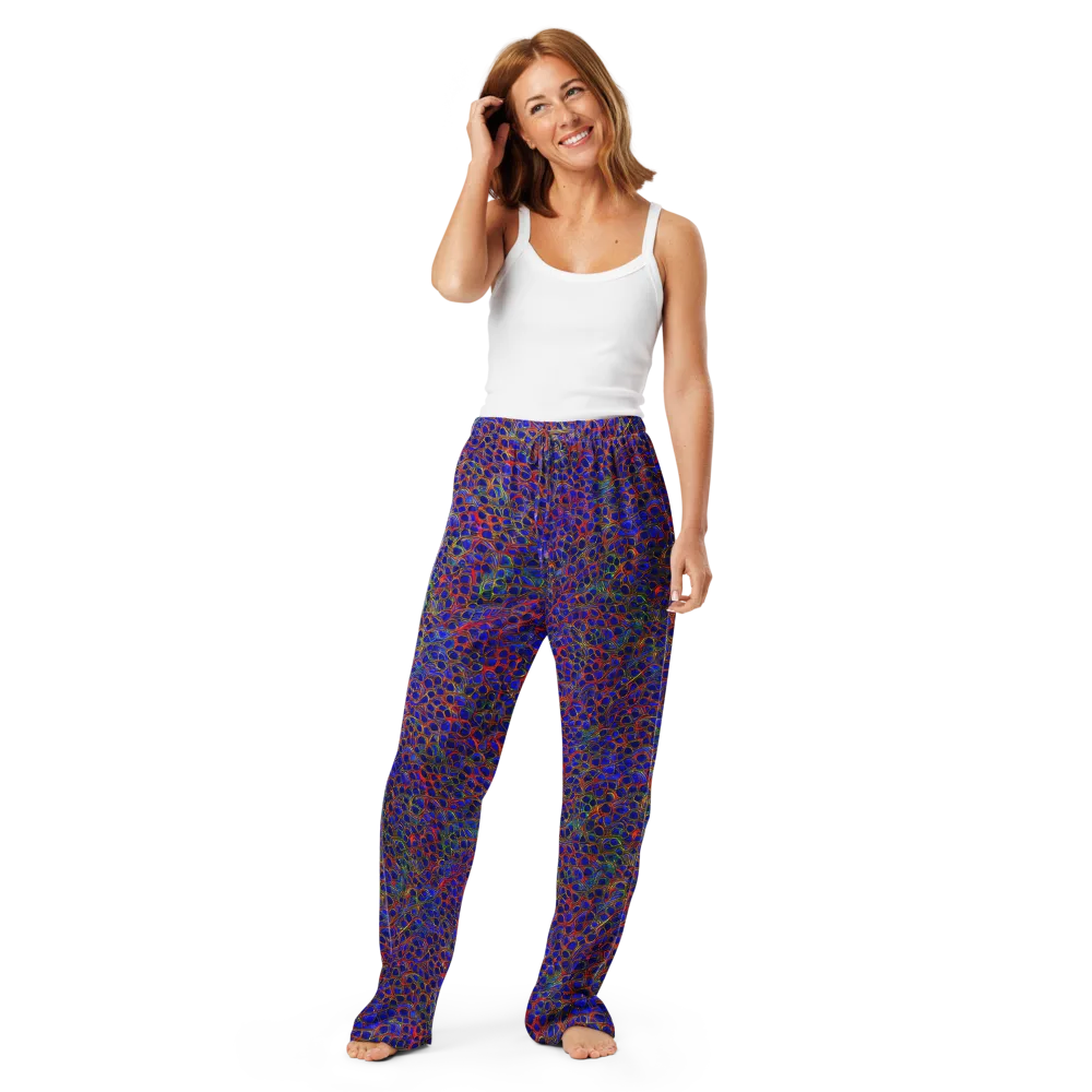 Sonic Mosaic on Women's Pajama Pants — Front
