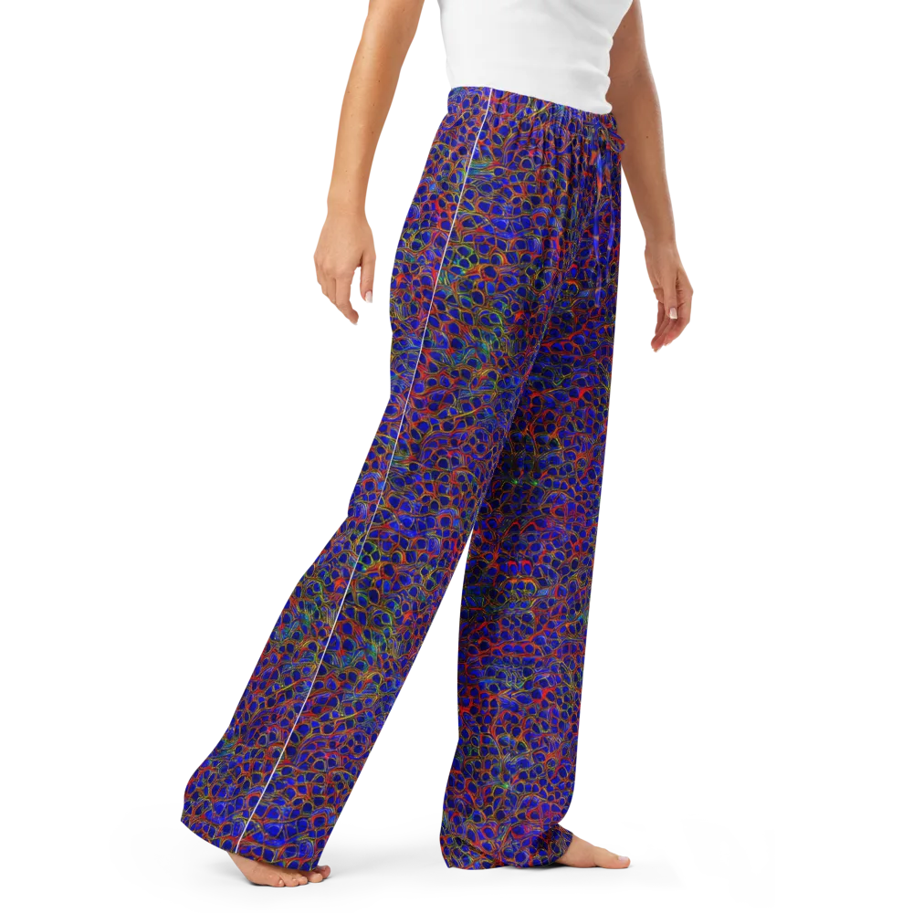 Sonic Mosaic on Women's Pajama Pants — Right Front