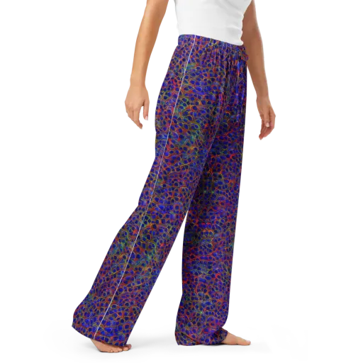 Sonic Mosaic on a Women's Pajama Pants