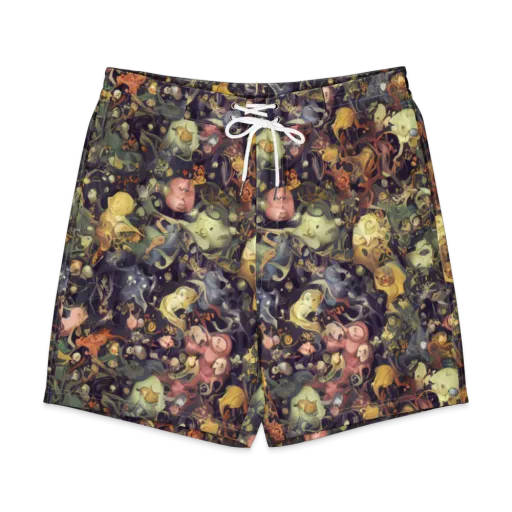 Gloom Garden on a Men's Board Shorts