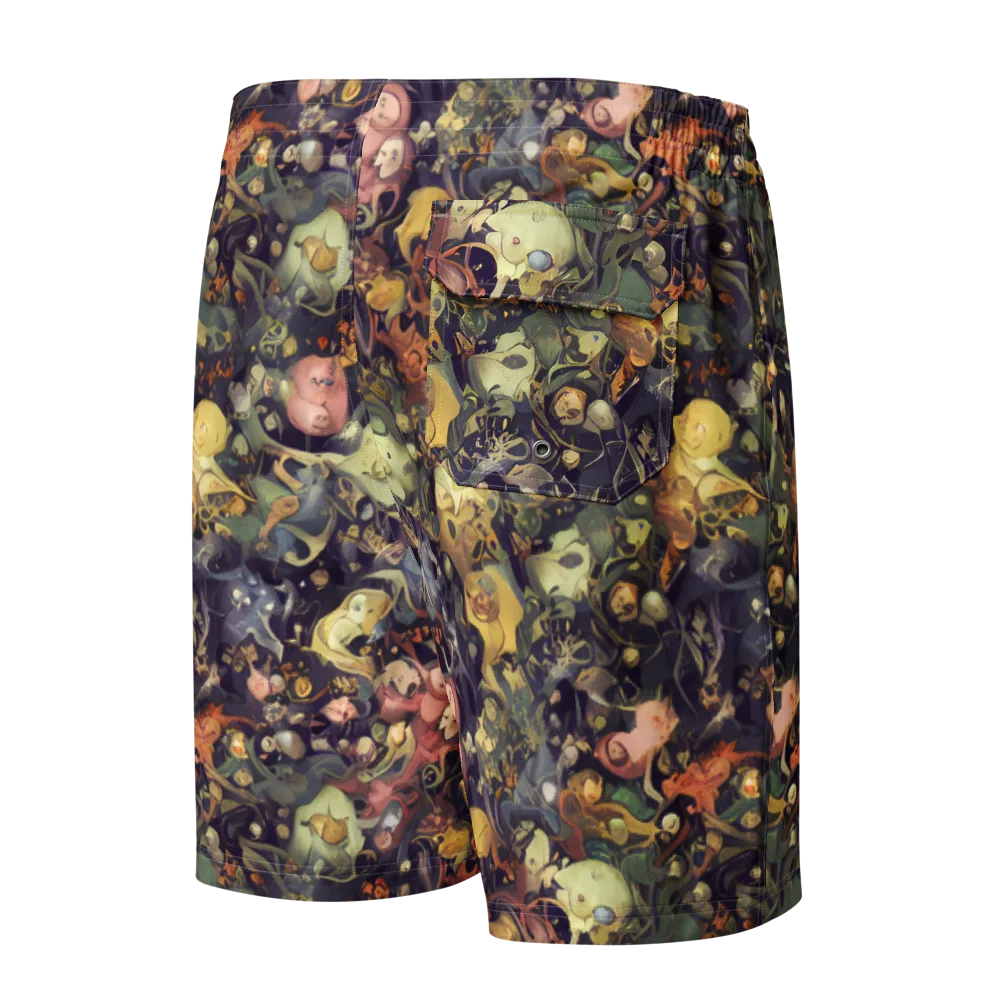 Gloom Garden on Men's Board Shorts — Back