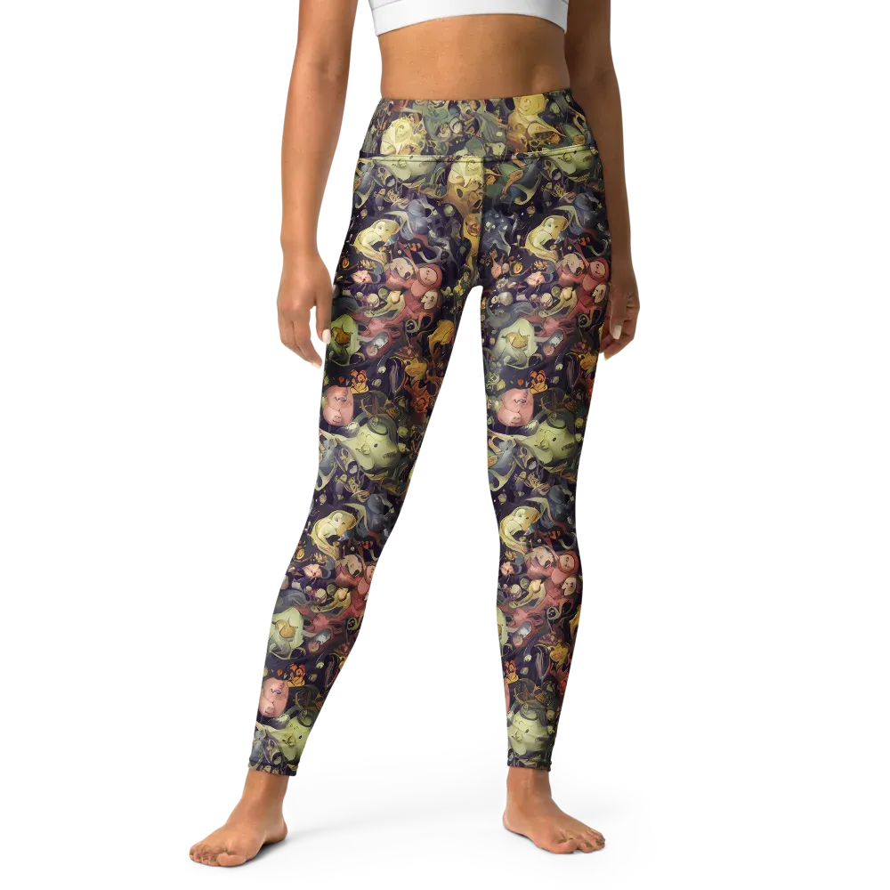 Gloom Garden on Yoga Leggings — Front
