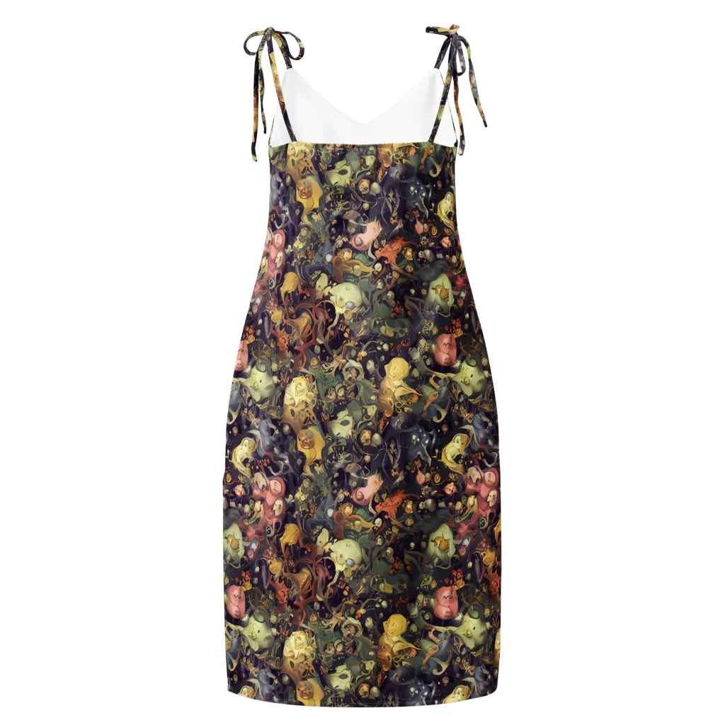 Gloom Garden on Slip Dress — Back
