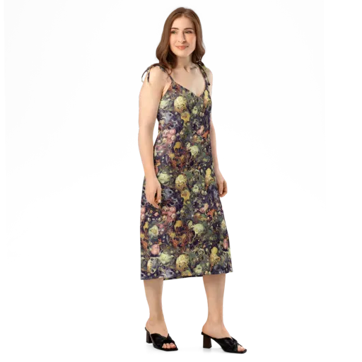 Gloom Garden on a Slip Dress