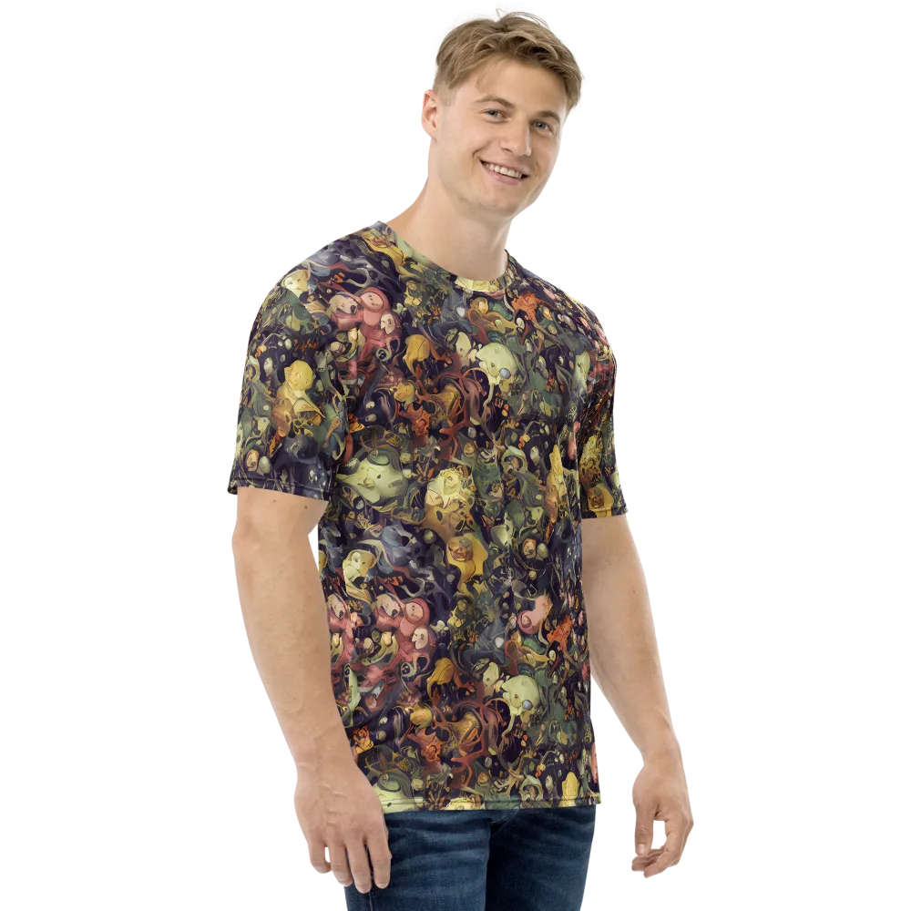 Gloom Garden on Men's Crew Neck T-Shirt — Right