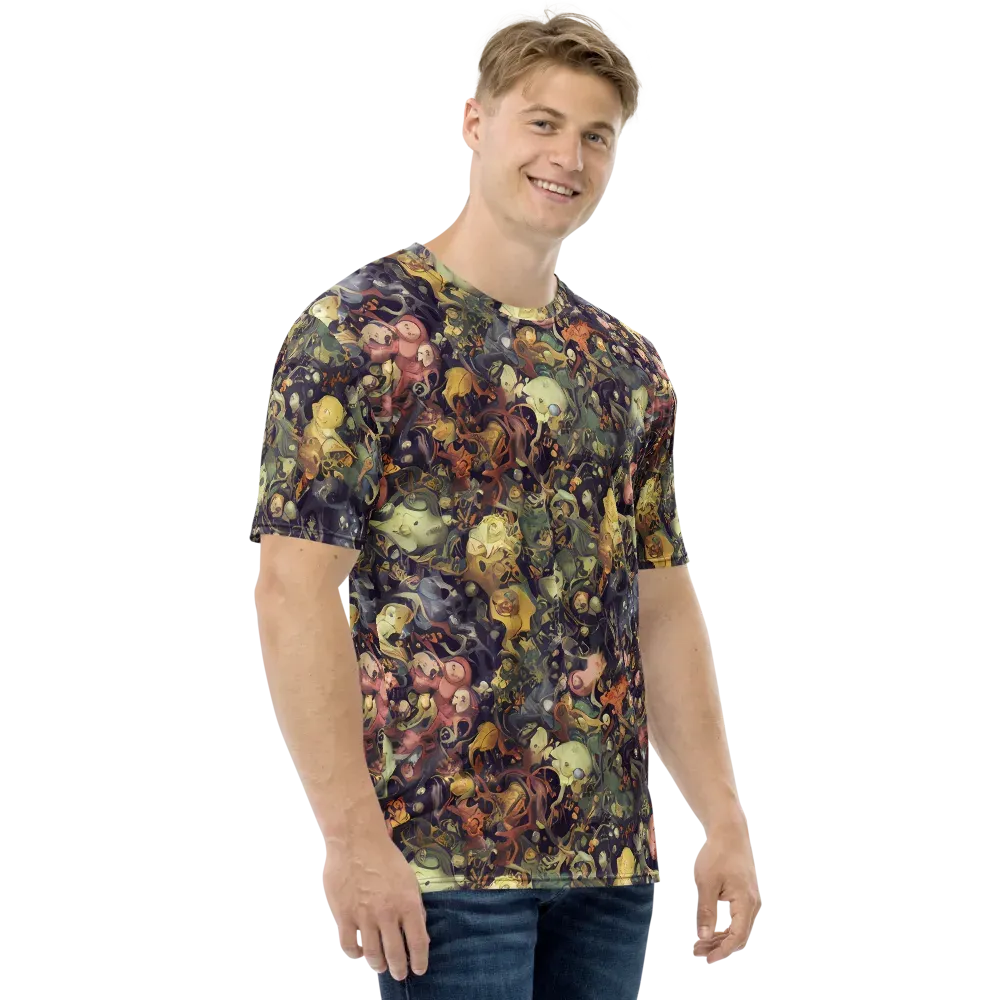 Gloom Garden on Men's Crew Neck T-Shirt — Right