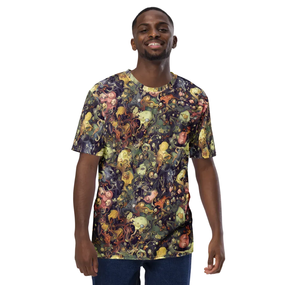 Gloom Garden on Men's Crew Neck T-Shirt — Front