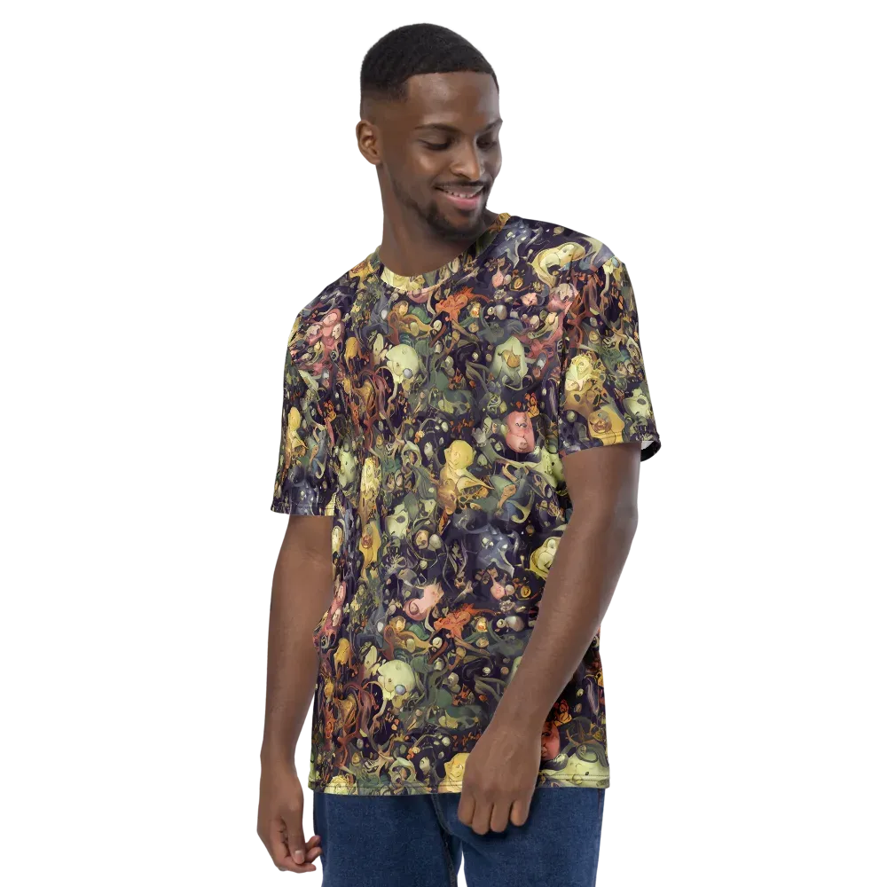 Gloom Garden on Men's Crew Neck T-Shirt — Left
