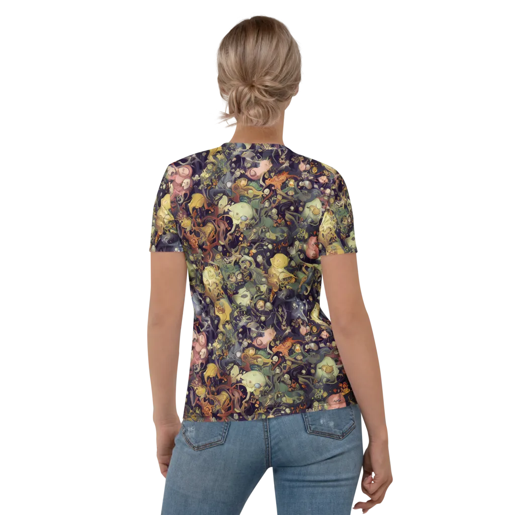 Gloom Garden on Women's Crew Neck T-Shirt — Back