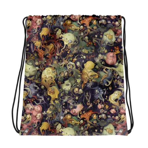 Gloom Garden on a Drawstring Bag