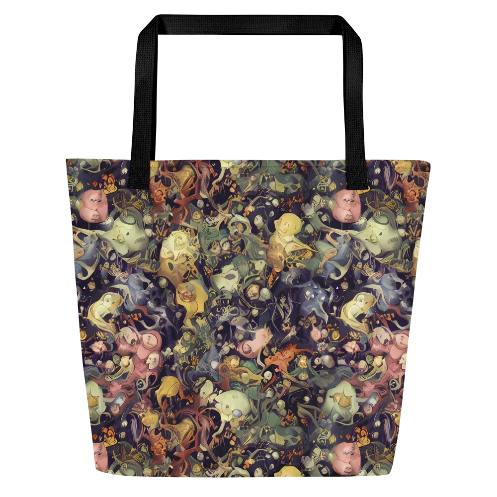 Gloom Garden on Large Tote Bag W/ Pocket — Front