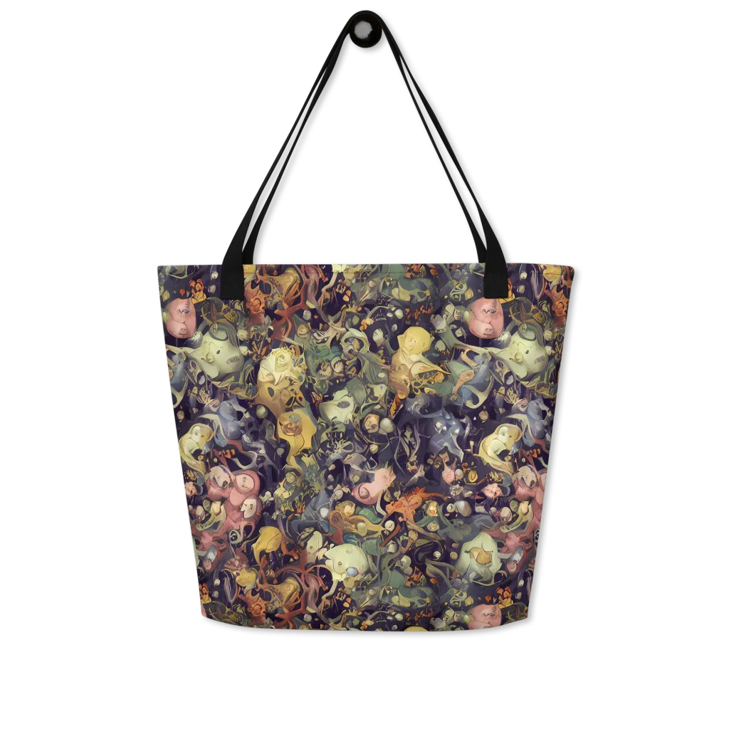 Gloom Garden on Large Tote Bag W/ Pocket — Front