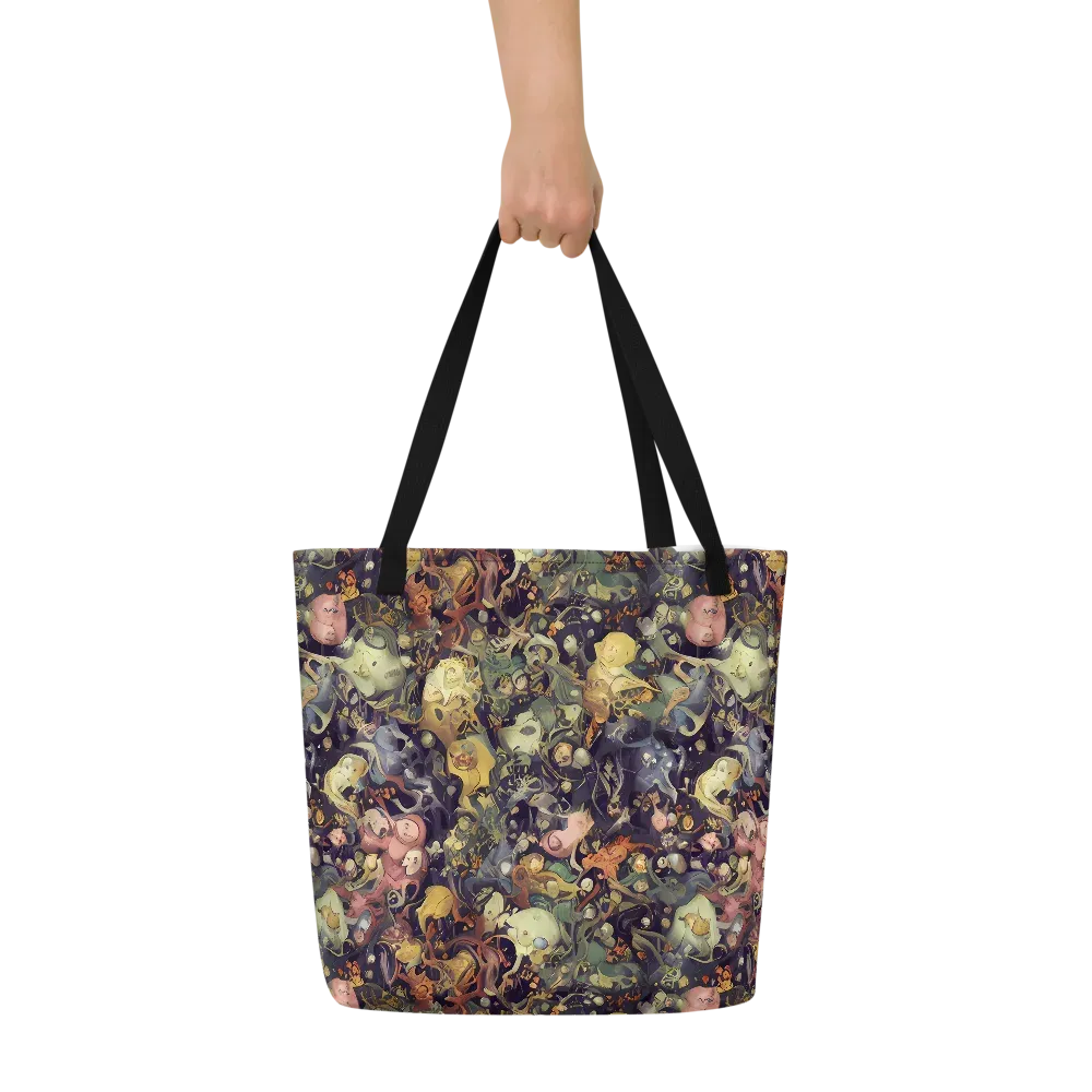 Gloom Garden on Large Tote Bag W/ Pocket — Front