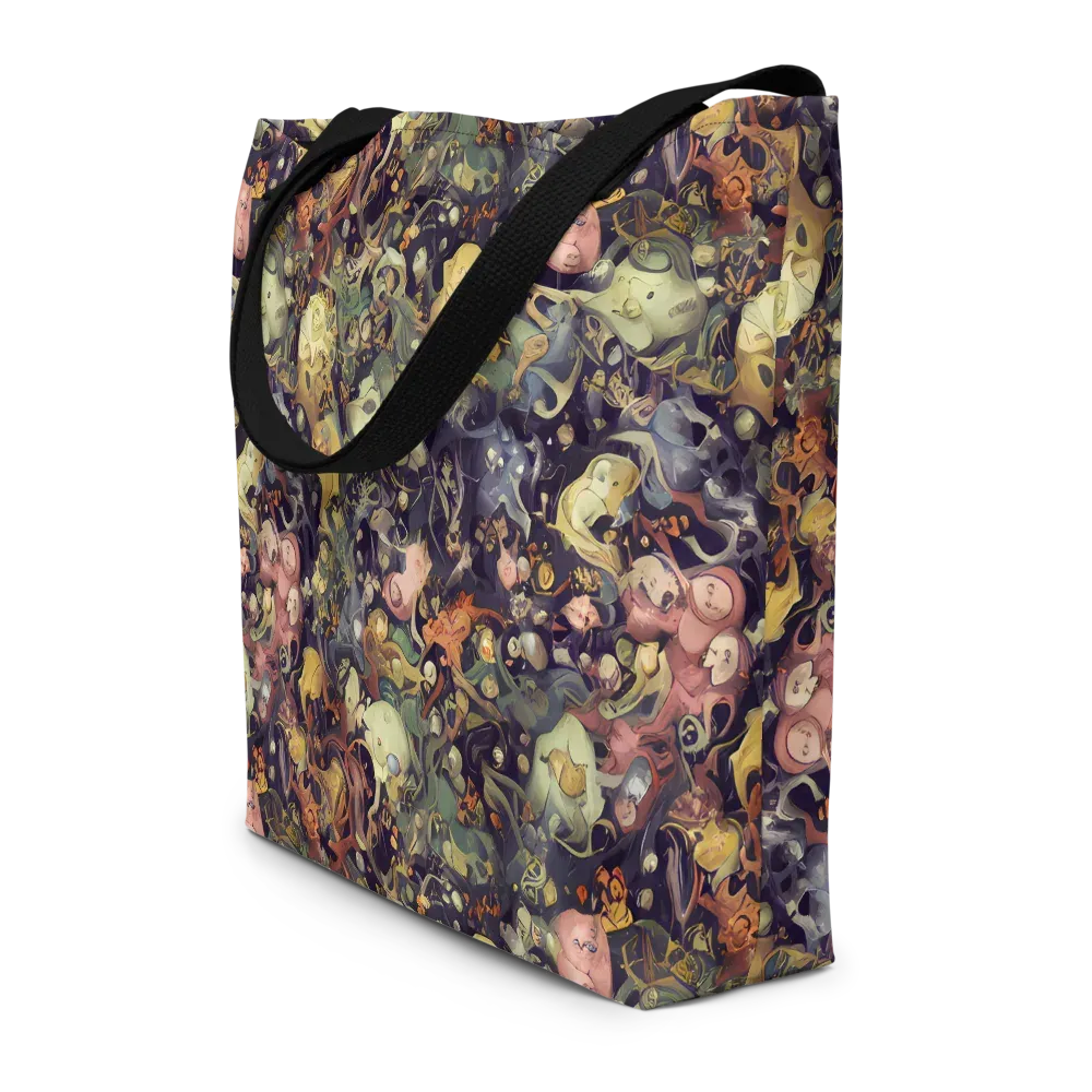 Gloom Garden on Large Tote Bag W/ Pocket — Front