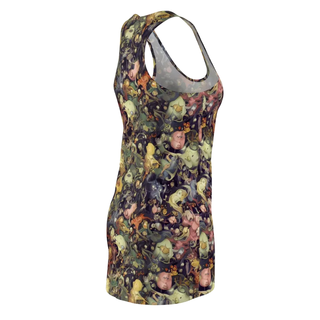 Gloom Garden on Racerback Dress — Back Side