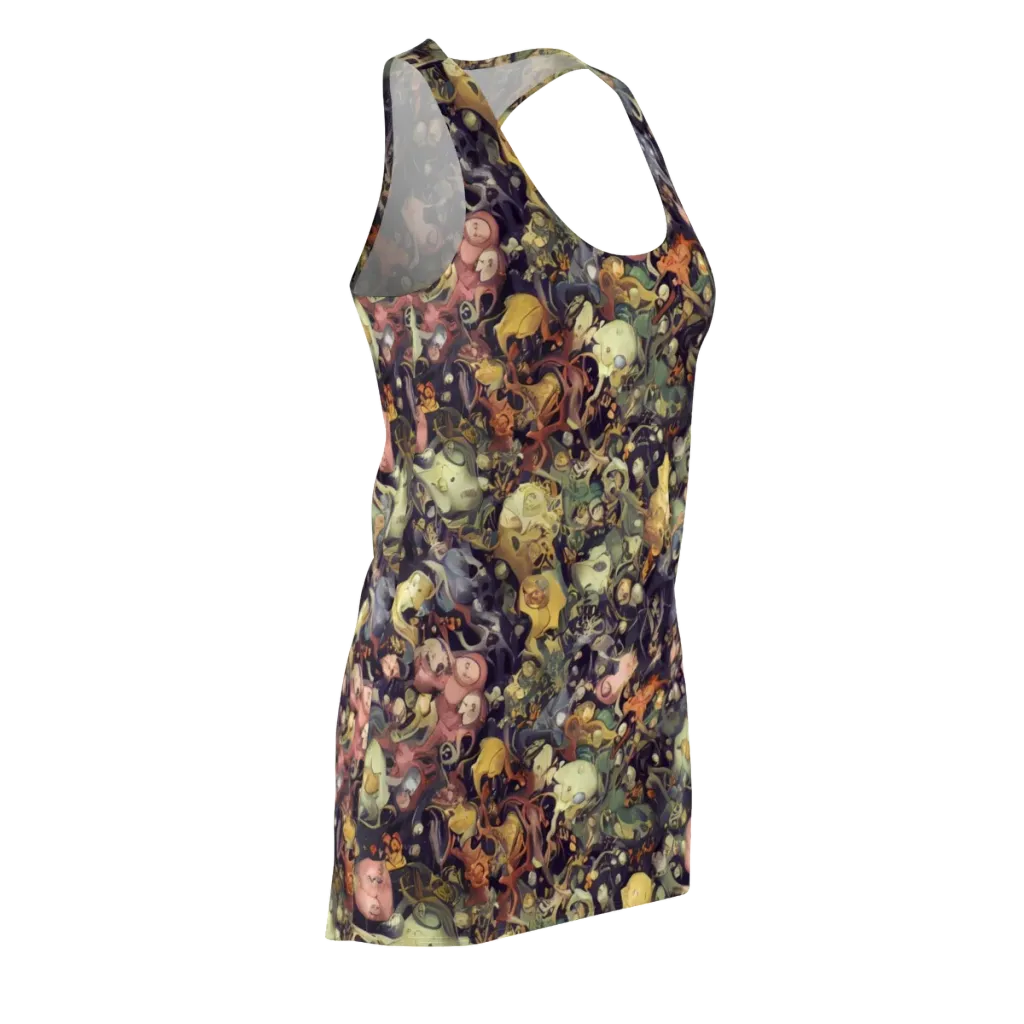 Gloom Garden on Racerback Dress — Front Side