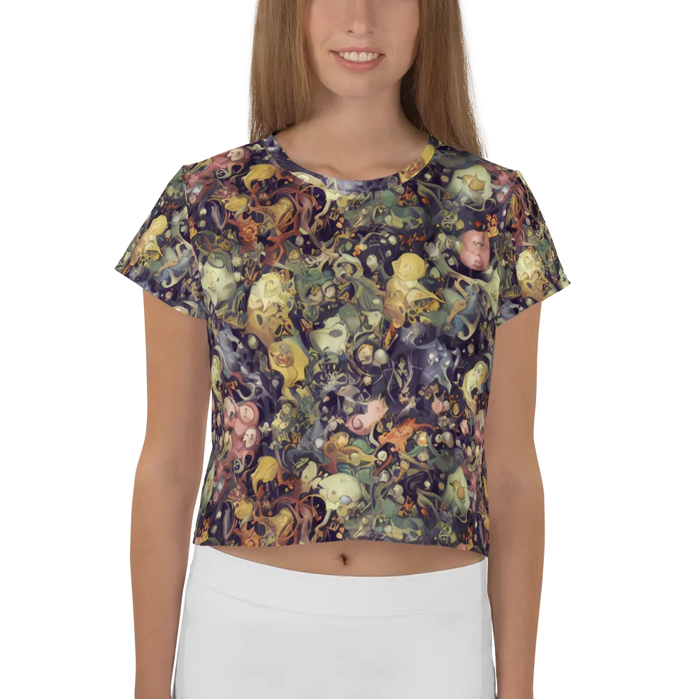 Gloom Garden on Crop Tee — Front