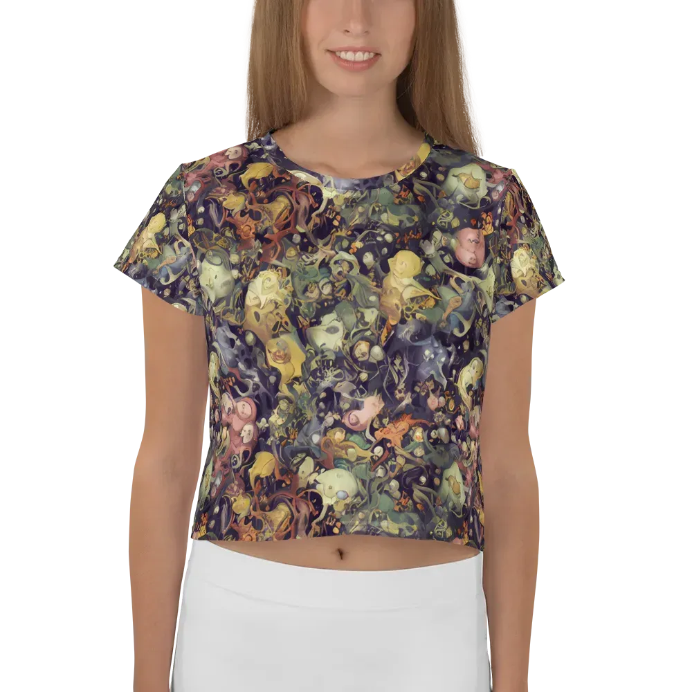 Gloom Garden on Crop Tee — Front