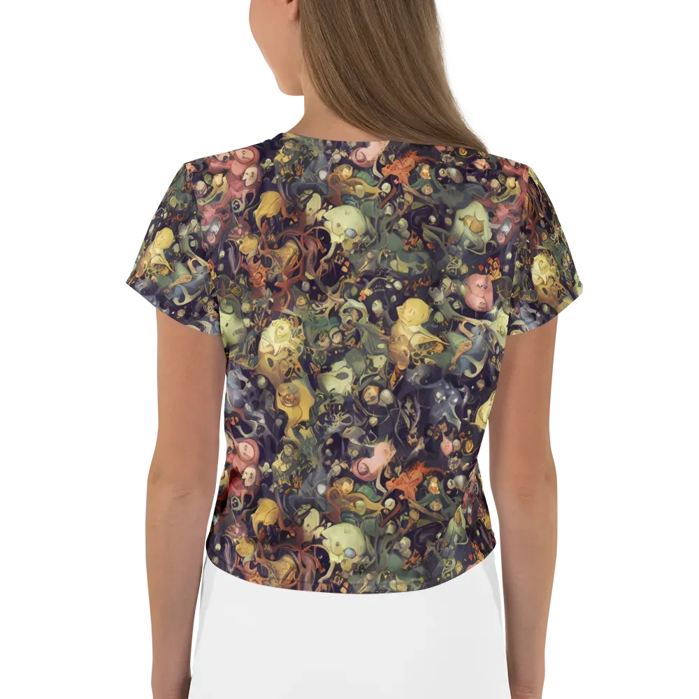 Gloom Garden on Crop Tee — Back