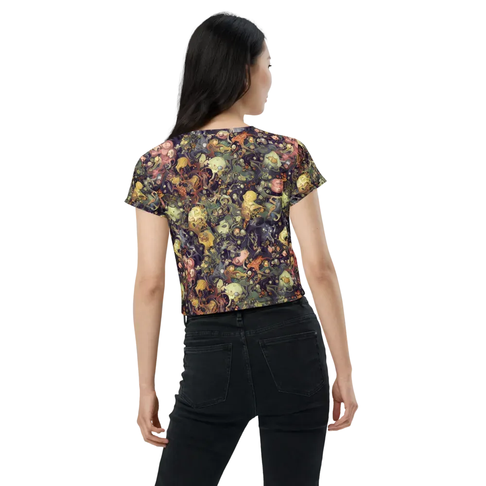 Gloom Garden on Crop Tee — Back