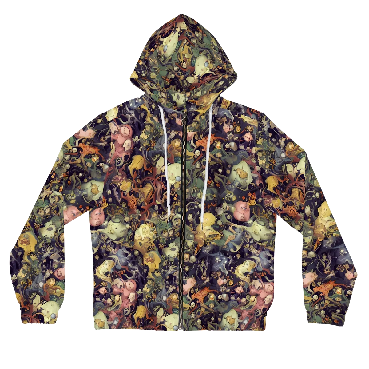Gloom Garden on Women's Full-Zip Hoodie — Front