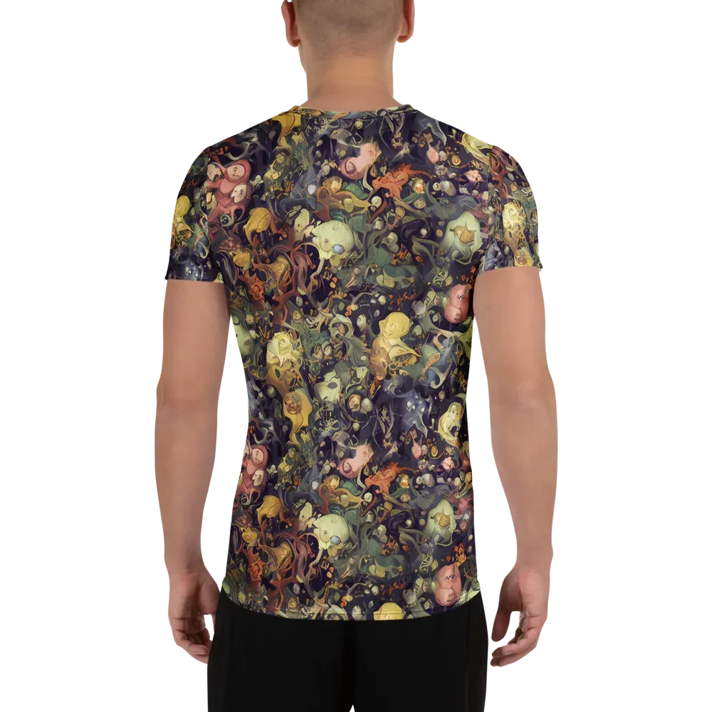 Gloom Garden on Men's Athletic T-Shirt — Back