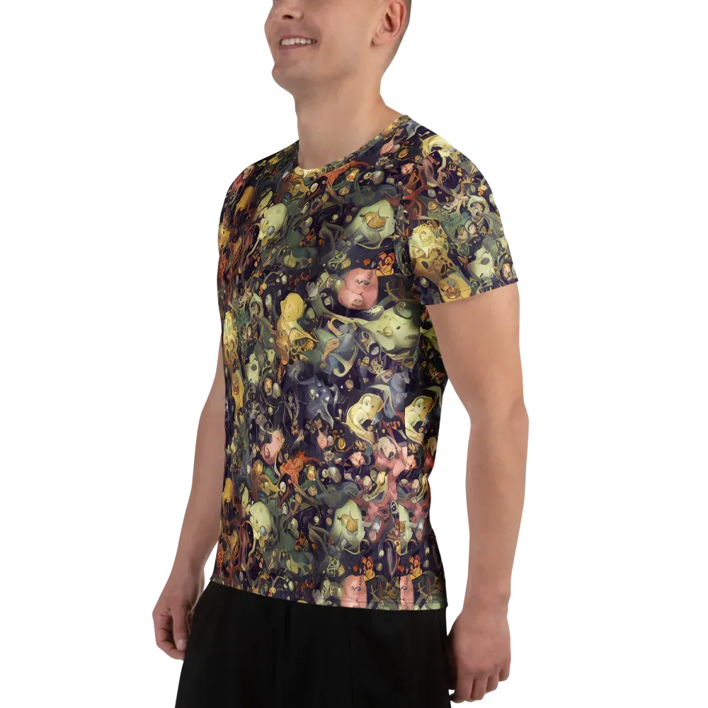 Gloom Garden on Men's Athletic T-Shirt — Left