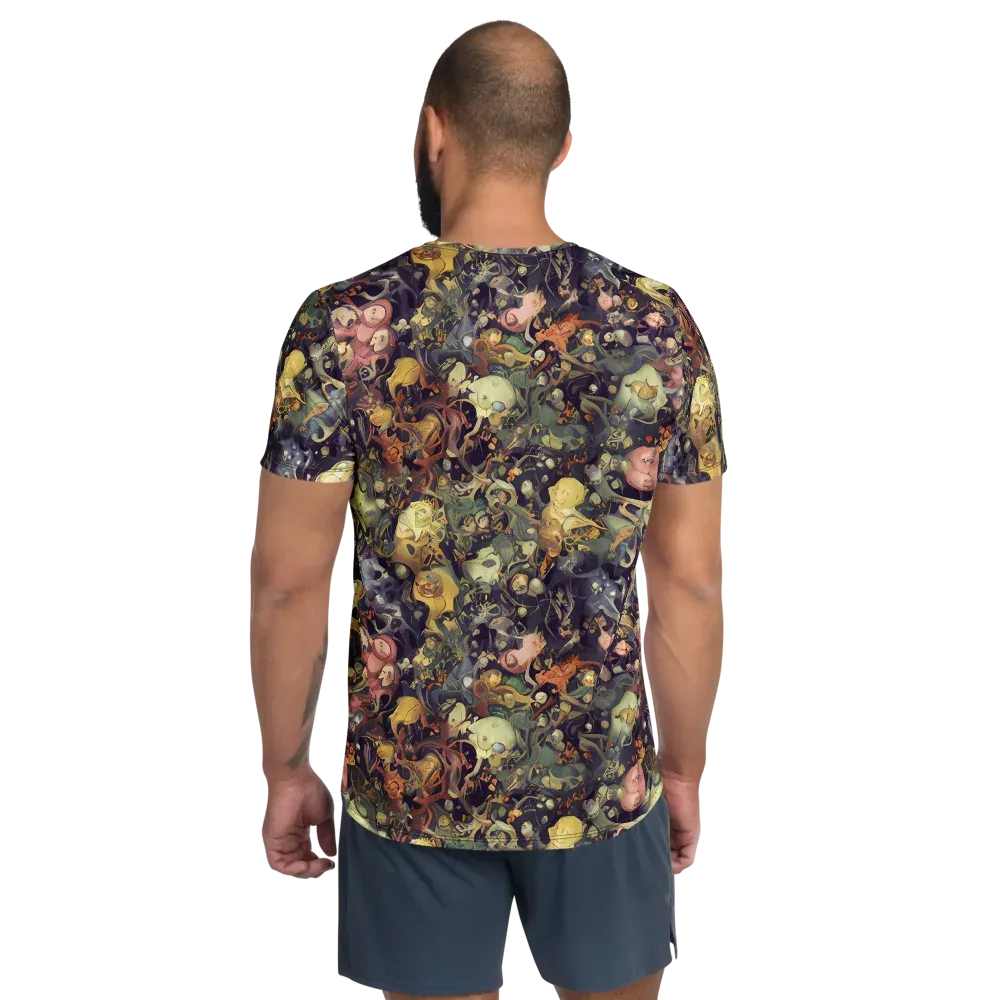 Gloom Garden on Men's Athletic T-Shirt — Back