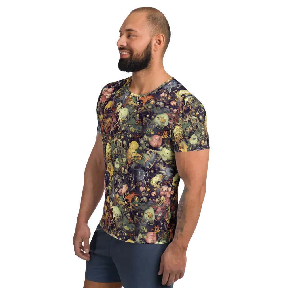 Gloom Garden on Men's Athletic T-Shirt — Left