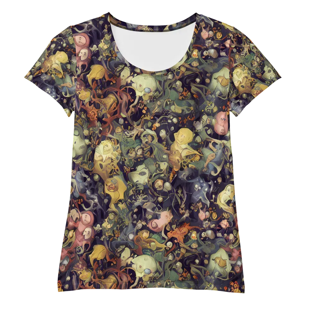 Gloom Garden on Women's Athletic T-Shirt — Front