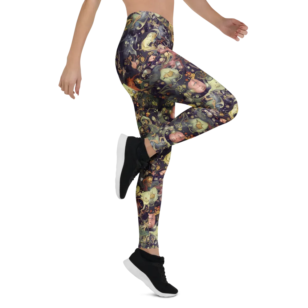 Gloom Garden on Leggings — Right