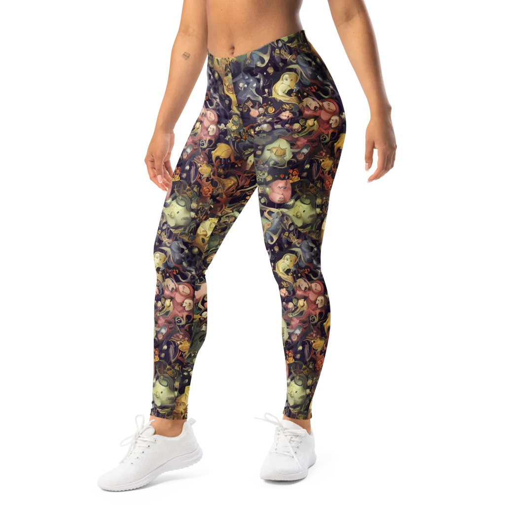 Gloom Garden on Leggings — Left Front