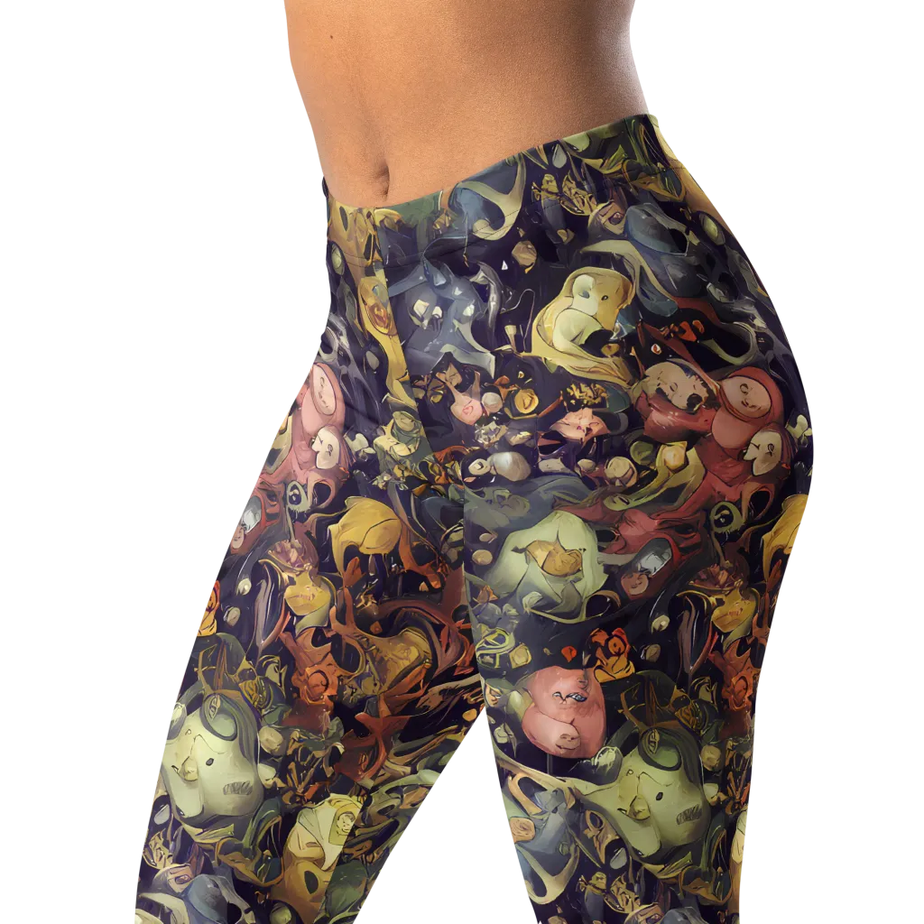 Gloom Garden on Leggings — Left Front