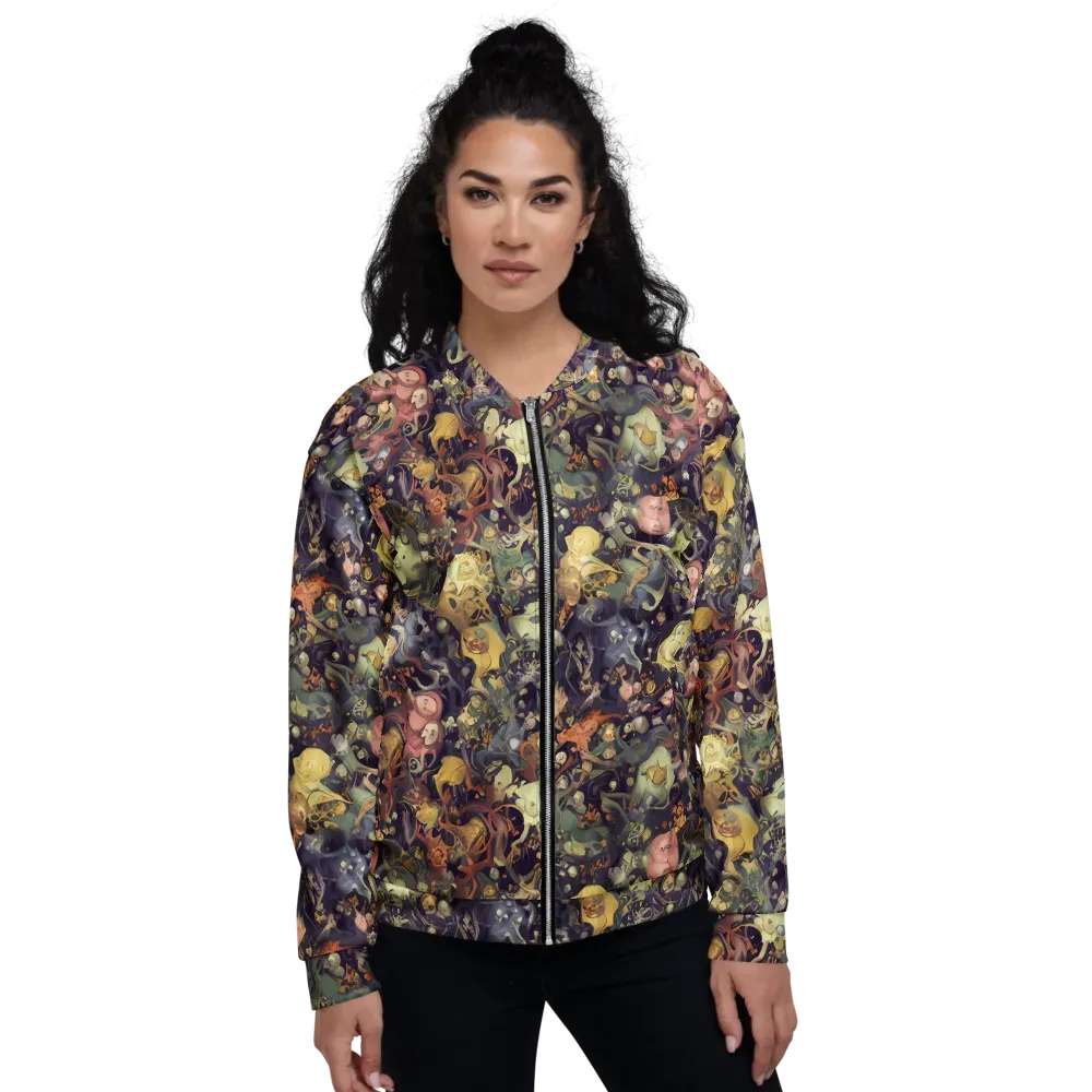 Gloom Garden on Bomber Jacket — Front