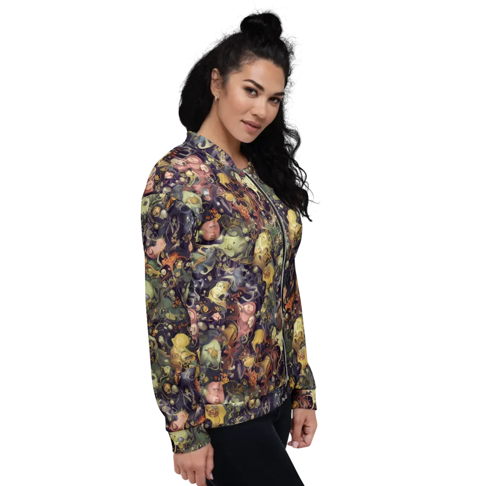 Gloom Garden on Bomber Jacket — Right