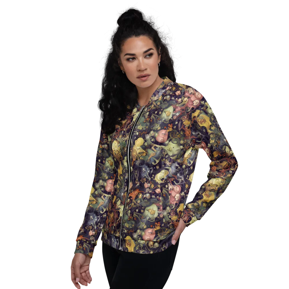 Gloom Garden on Bomber Jacket — Left