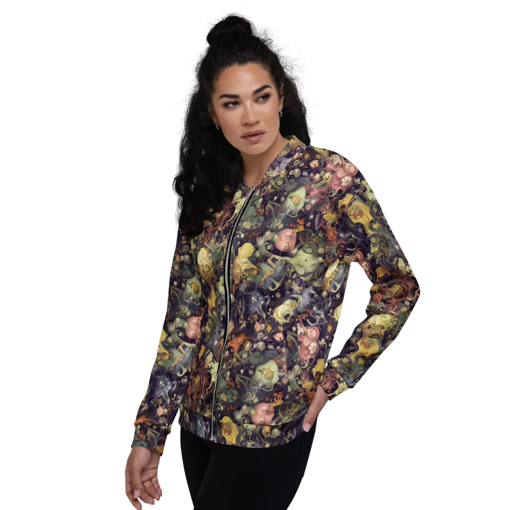 Gloom Garden on Bomber Jacket — Left