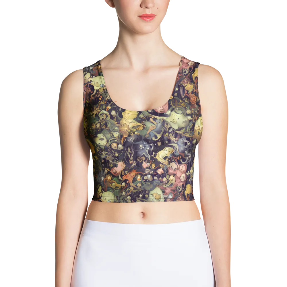 Gloom Garden on Crop Top — Front