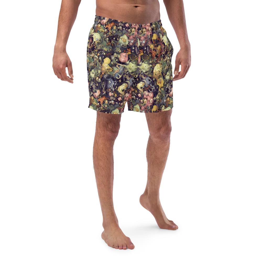 Gloom Garden on Swim Trunks — Front