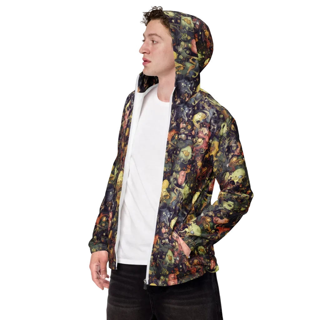 Gloom Garden on Men's Windbreaker — Left Front