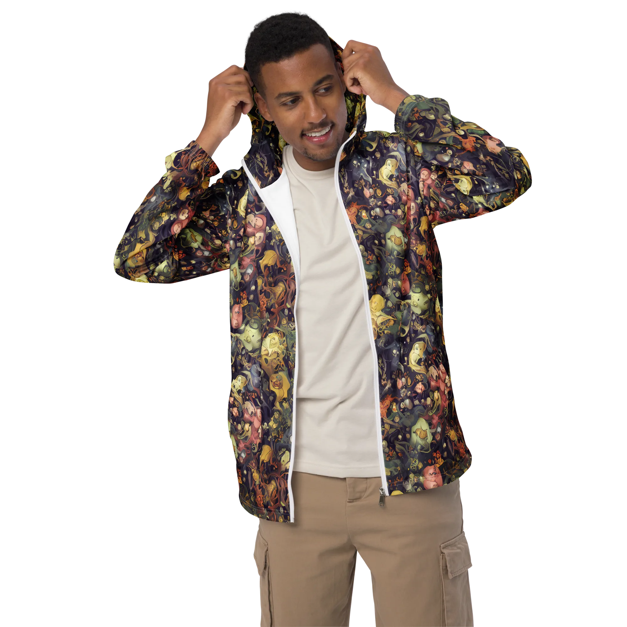 Gloom Garden on Men's Windbreaker — Front