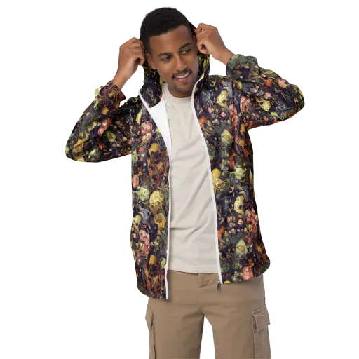 Gloom Garden on a Men's Windbreaker