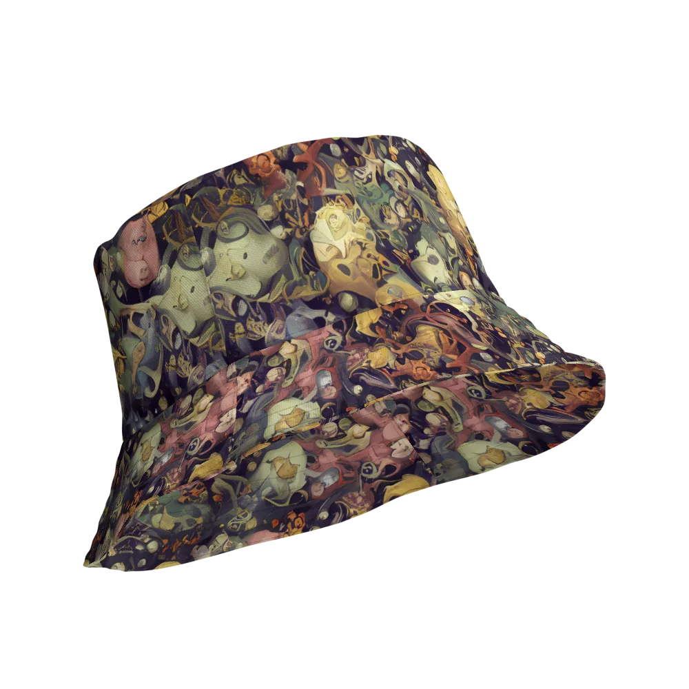 Gloom Garden on Reversible Bucket Hat — Product details Outside